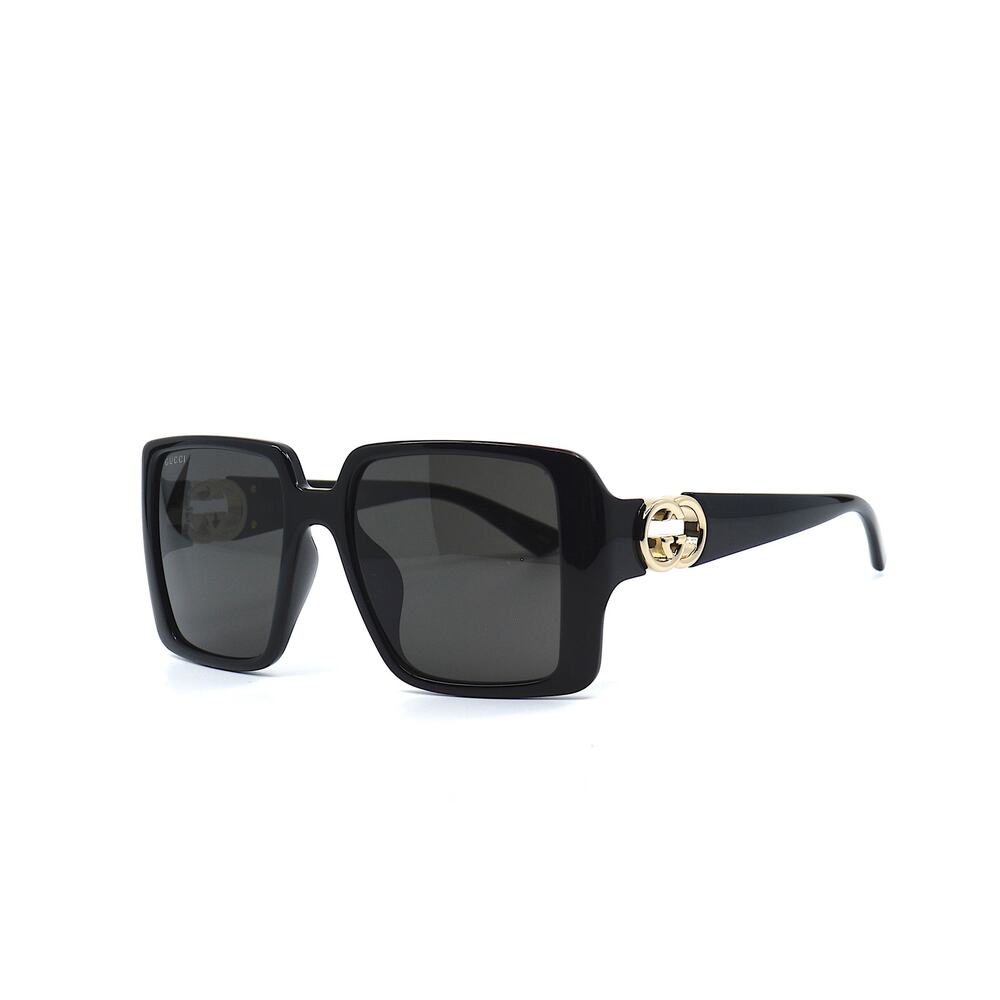 NEW Gucci GG1692SA 001 Black Frame Dark Grey Lenses 100% Authentic Sunglasses - Picture 4 of 14